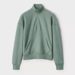 Rag & Bone City Half Zip Terry Pullover